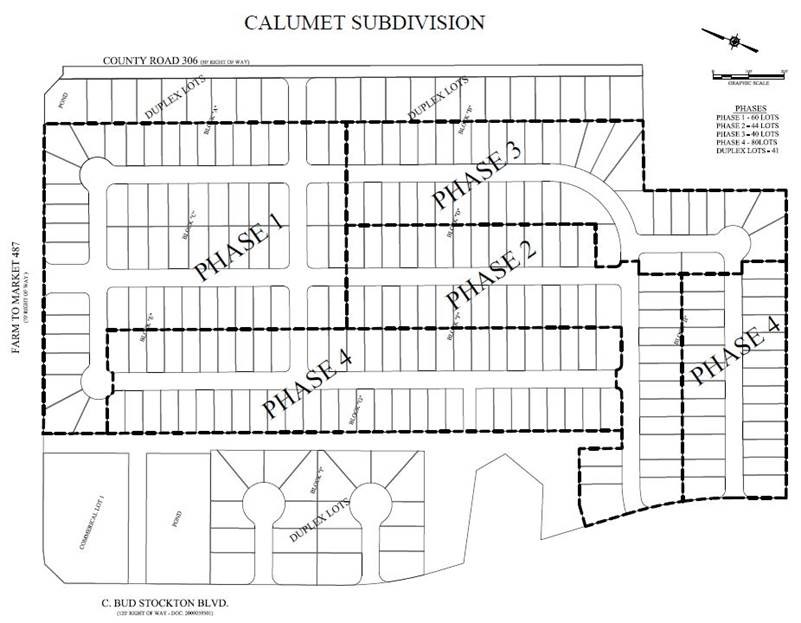 Blue Rock Construction Calumet Subdivision